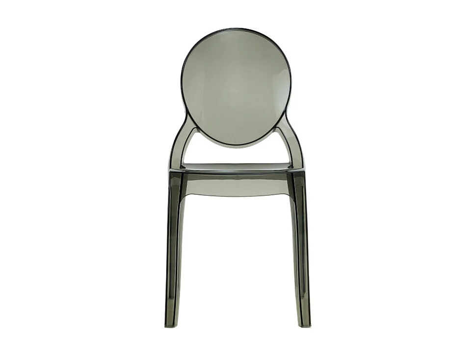 Set Da 4 sedie Gaeta Metacrilato Fume' Per Soggiorno, Cucina E Arredo Bar