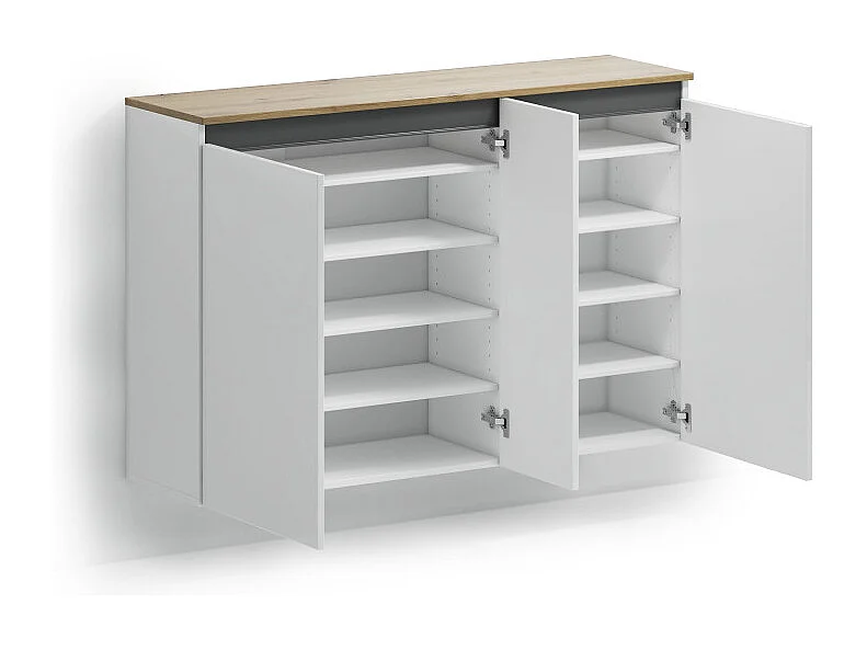 Scarpiera sospesa a 3 Ante ZIPPO made in Italy