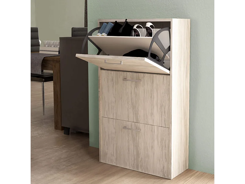 SCARPIERA MOLLY 3 ANTE A RIBALTA PINO CHIARO