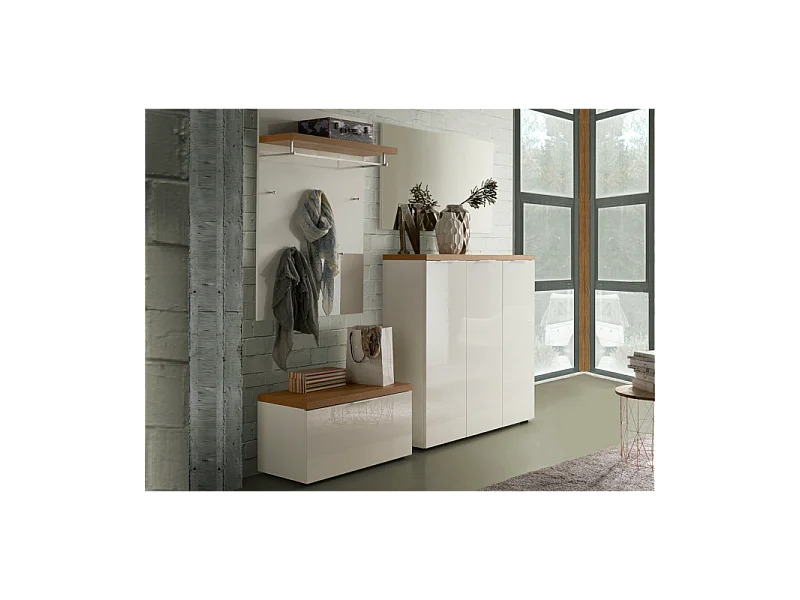 Scarpiera a 3 ante con 4+5 ripiani IDEA made in Italy