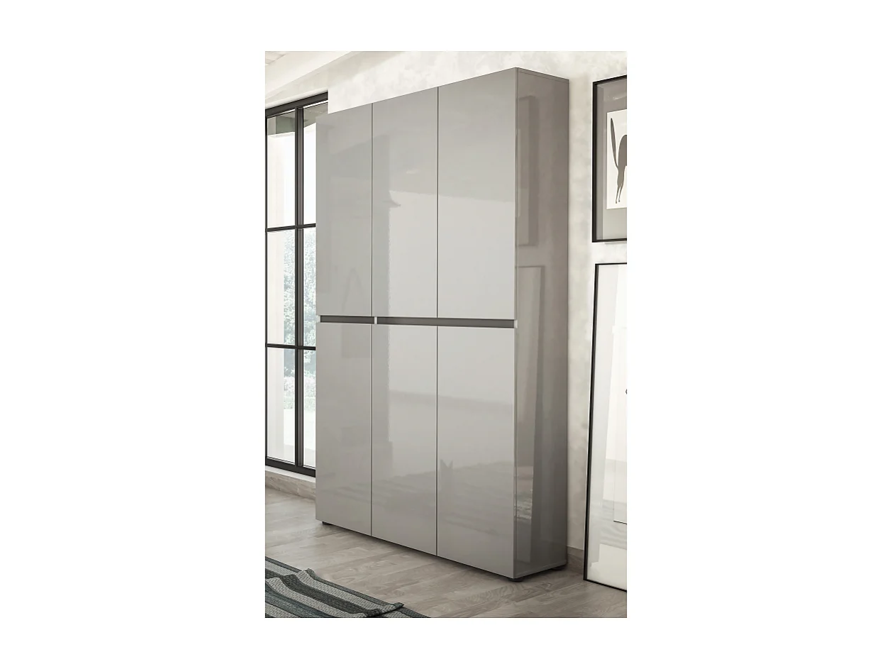 Scarpiera a 6 ante XL MISTER made in Italy - Grigio