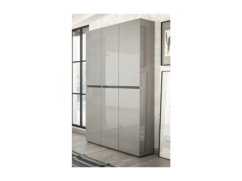 Scarpiera a 6 ante XL MISTER made in Italy - Grigio