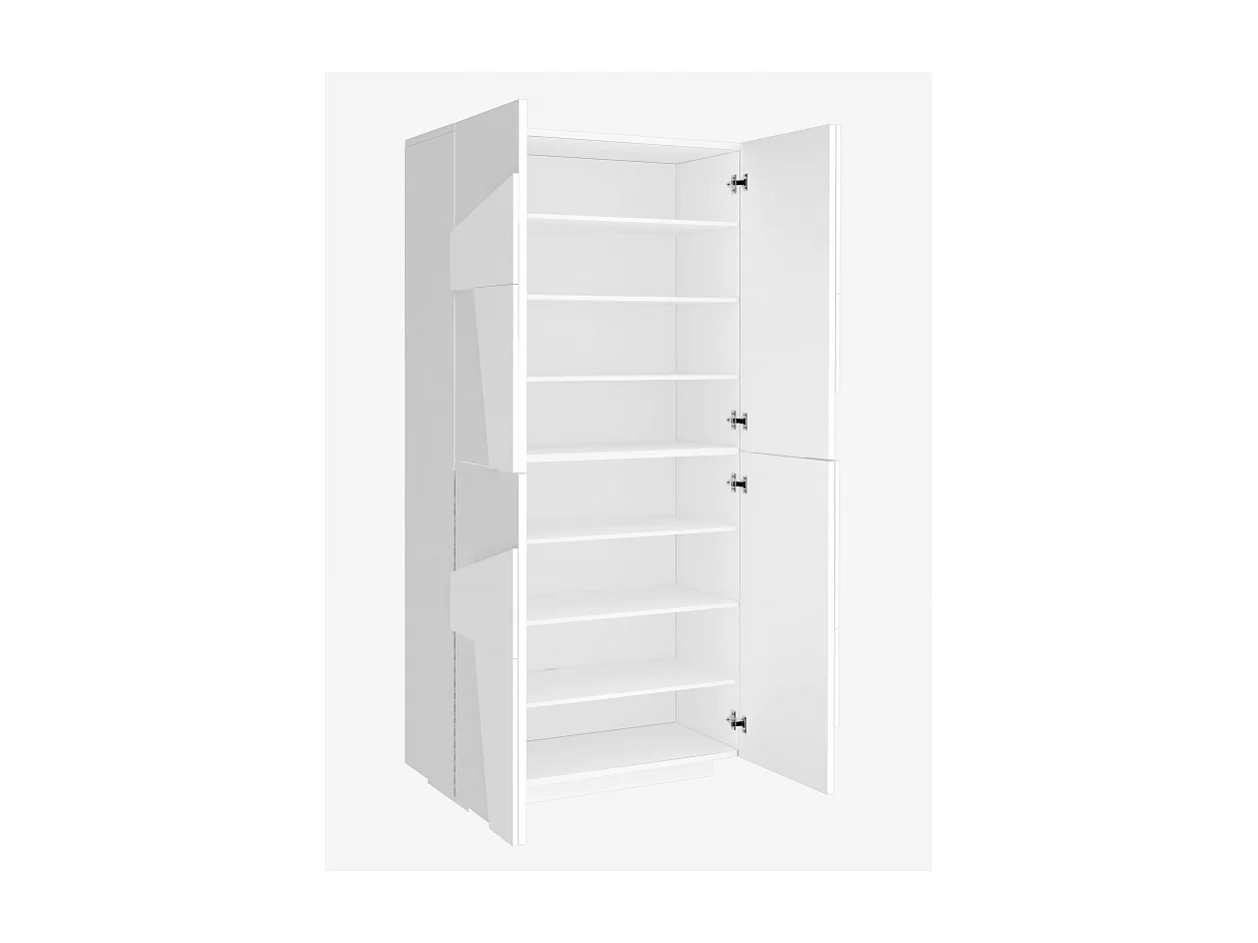 Scarpiera Ping 80 – 4 ante – Bianco Lucido