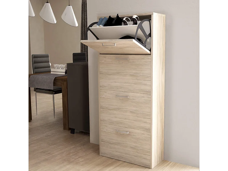 SCARPIERA MOLLY 4 ANTE A RIBALTA PINO CHIARO