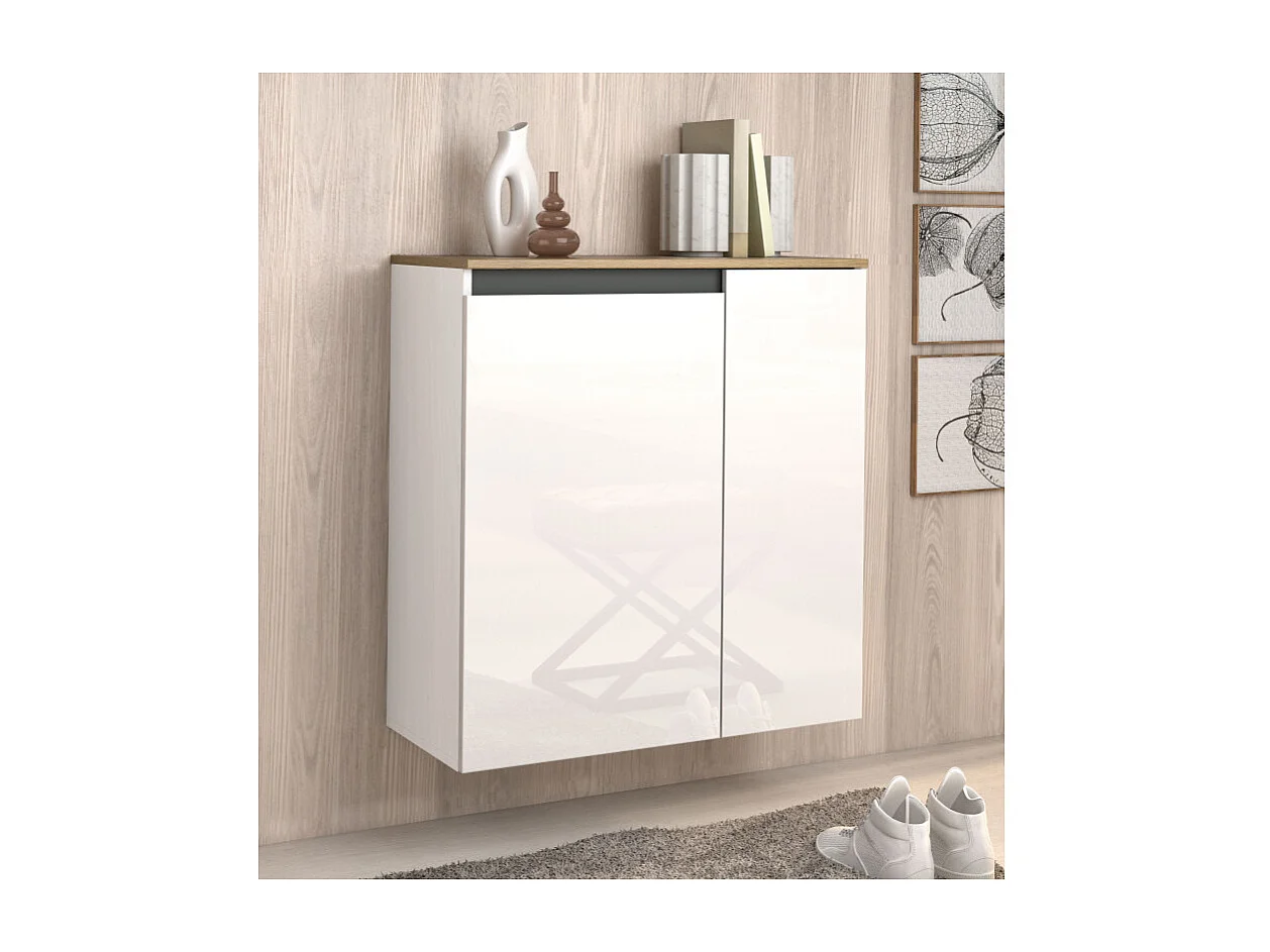 Scarpiera sospesa a 2 Ante ZIPPO made in Italy