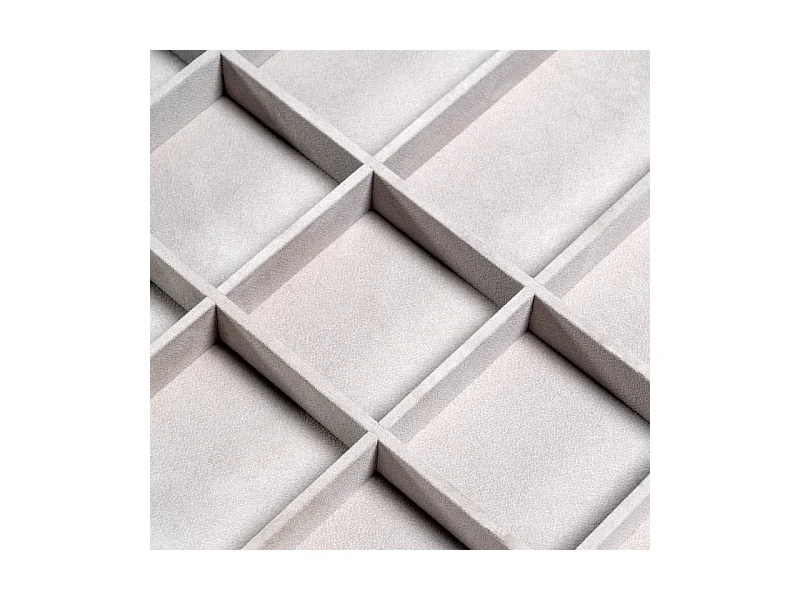 Kit cassetto organizzatore con telaio di guide a chiusura morbida per armadio, regolabile, modulo 600mm, Grigio pietra