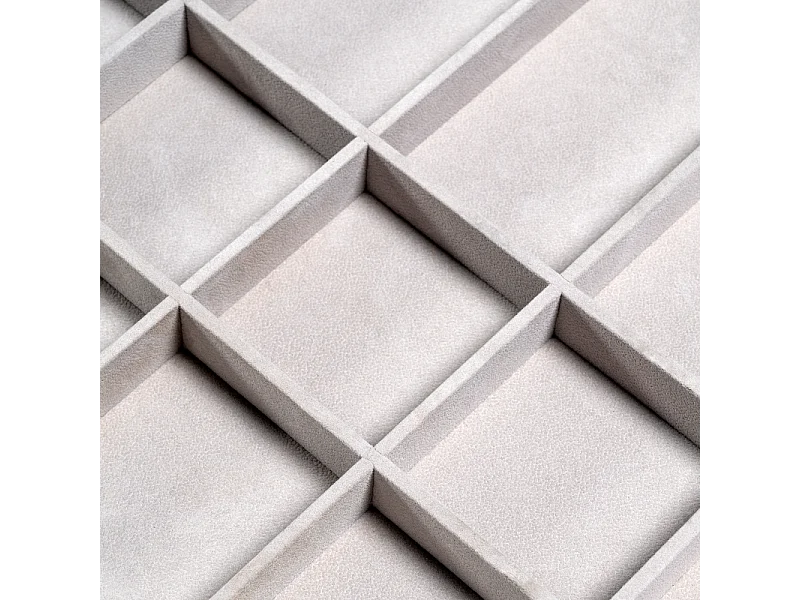 Kit cassetto organizzatore con telaio di guide a chiusura morbida per armadio, regolabile, modulo 600mm, Grigio pietra