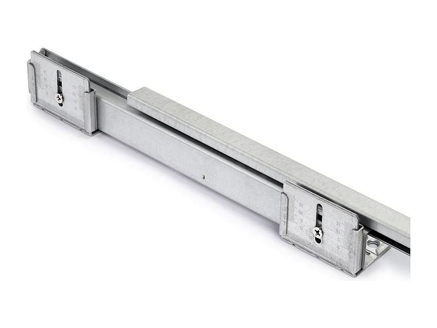 Kit cassetto organizzatore con telaio di guide a chiusura morbida per armadio, regolabile, modulo 600mm, Grigio pietra