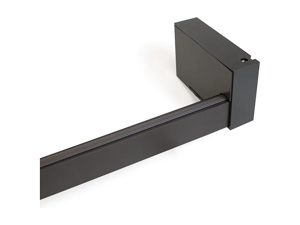 Barra appendiabili per armadi Castor con luce LED, batteria rimovibile e sensore di movimento, 558, Verniciato moka.