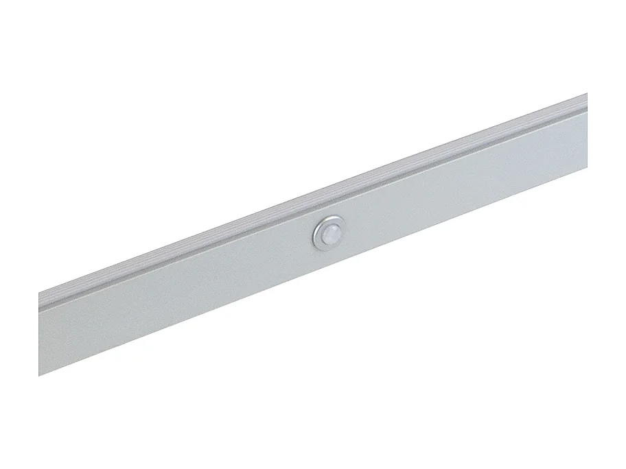 Barra appendiabili per armadi Castor con luce LED, batteria rimovibile e sensore di movimento, 1.008, Anodizzato opaco.
