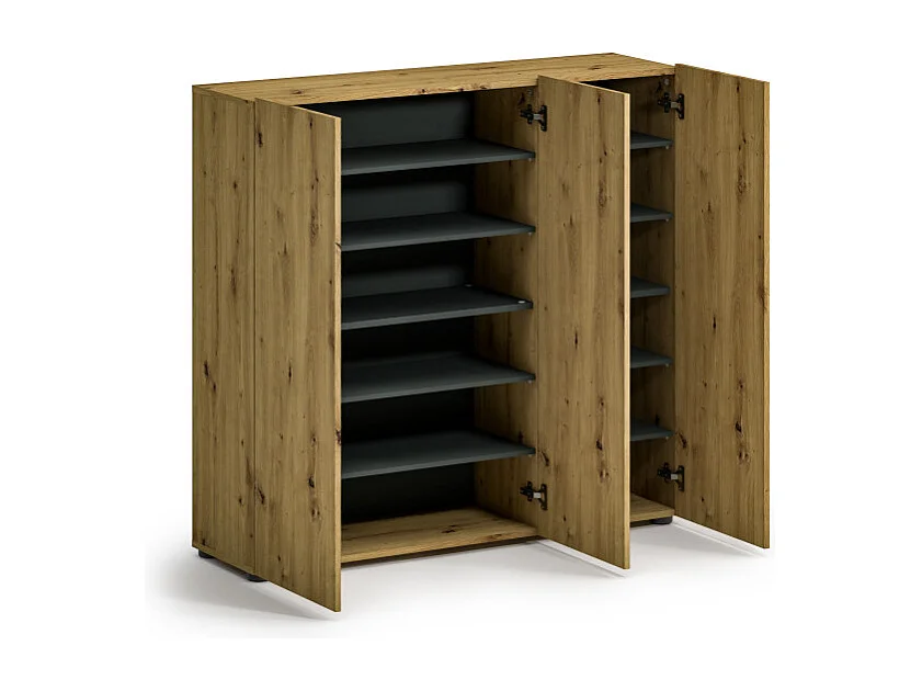 Scarpiera bassa a 3 Ante Mister Artisan made in Italy