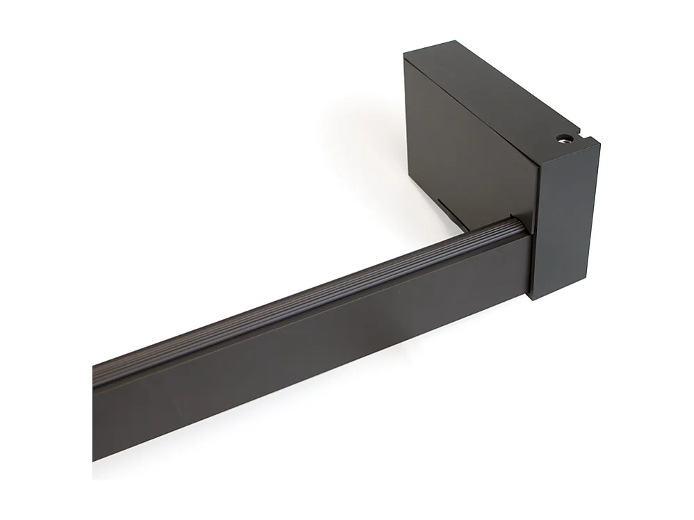 Barra appendiabili per armadi Castor con luce LED, batteria rimovibile e sensore di movimento, 858, Verniciato moka.