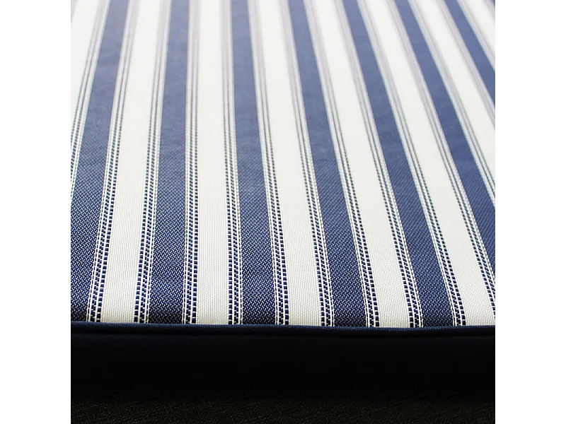 CUSCINO REAL SEDUTA LARGE RIGA BLU