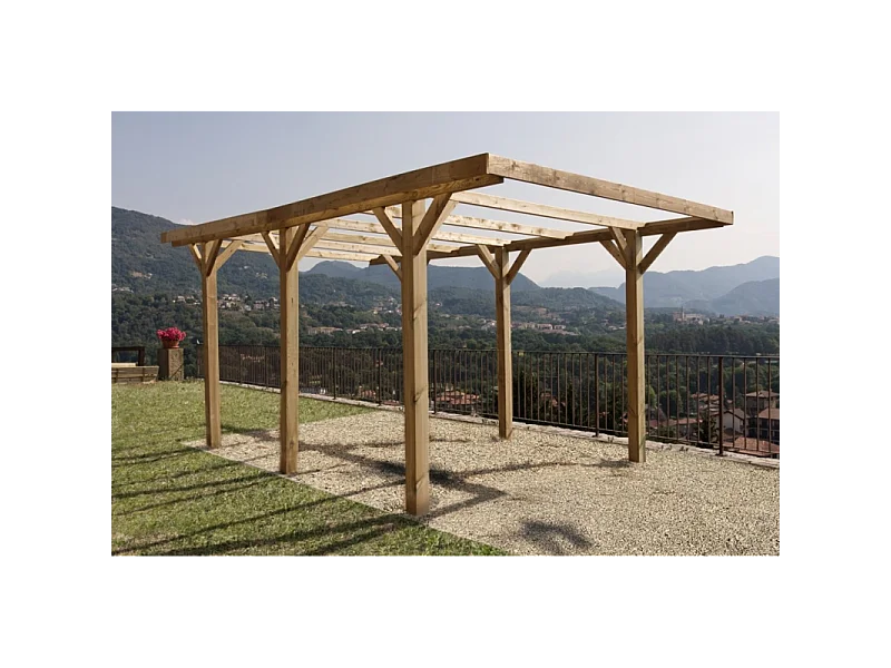Carport Singolo Senza Copertura Losa