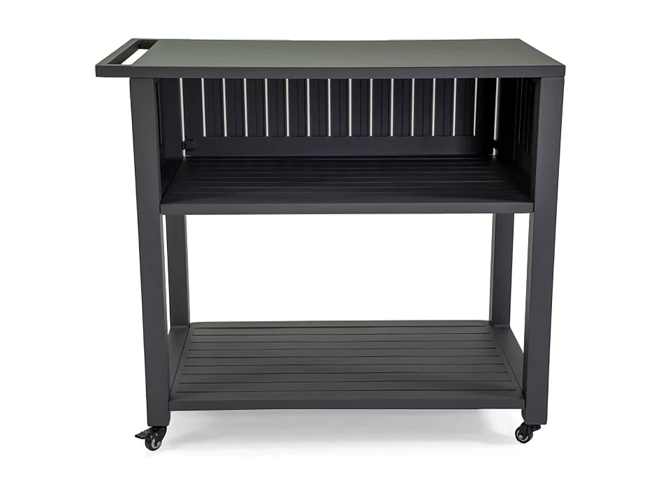 Carrello alluminio antracite cm 102x54,5h90