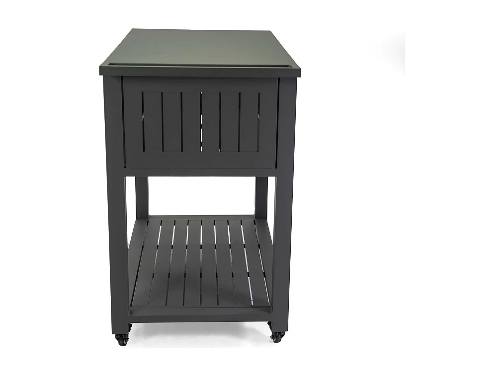 Carrello alluminio antracite cm 102x54,5h90