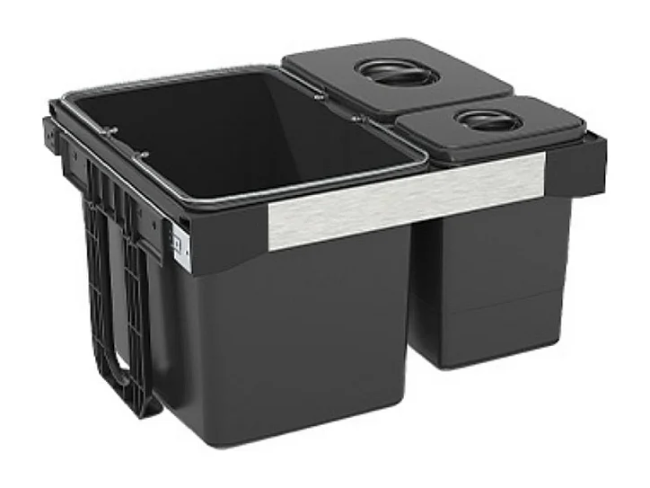 Pattumiera Free Jazz 60 ad estrazione frontale 85 LT grigio