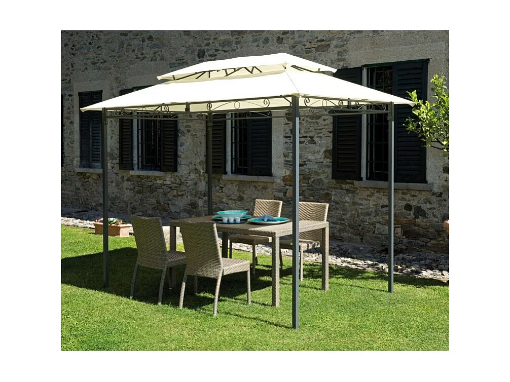Gazebo Illinois rettangolare MOIA 3x2 mt