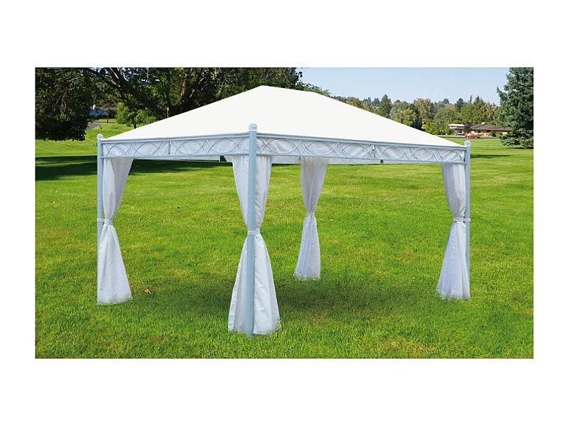 GAZEBO 350x350 MIAMI TELO BIANCO