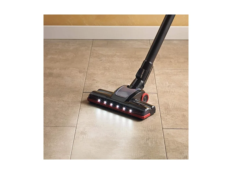 Scopa Elettrica con Filo 600W - Tecnologia Ciclonica - 2 Spazzole - Senza Sacco