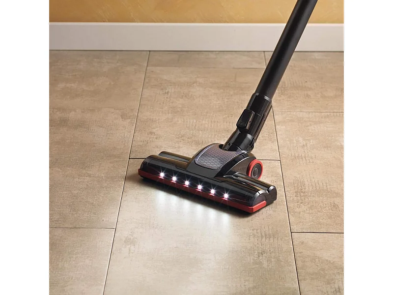 Ariete Handy Force Rbt Sans sac Noir, Rouge