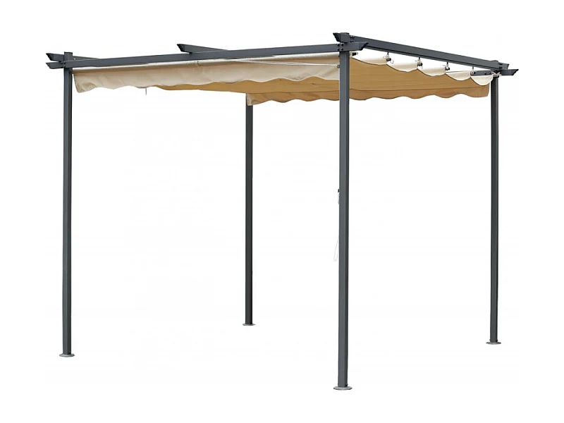 GAZEBO HOBART 3X3M BEIGE CASA COLLECTION