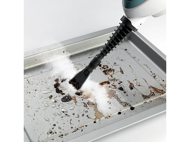 Scopa lavapavimenti a vapore - Uccide 99,9% di germi e batteri - Kit accessori - 1500W