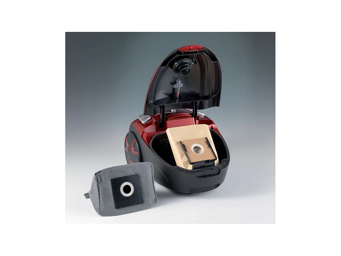 Aspirapolvere con Sacco Compatto - Regolazione Potenza, Kit Accessori Incluso