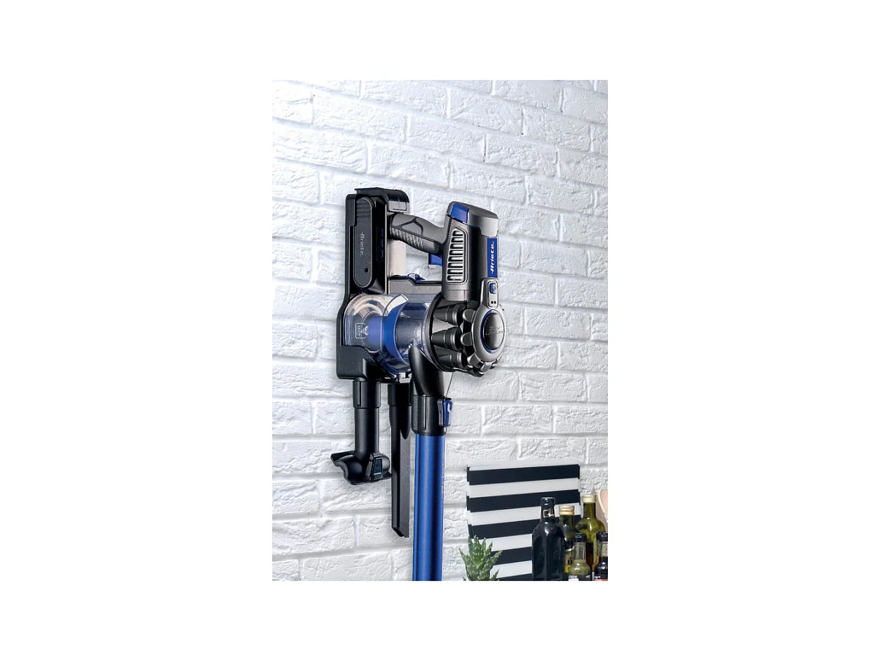 Scopa Elettrica Senza Fili - 3 Livelli di Filtrazione - Batteria Li-Ion 2200 mAh - Blu