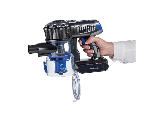 Scopa Elettrica Senza Fili - 3 Livelli di Filtrazione - Batteria Li-Ion 2200 mAh - Blu