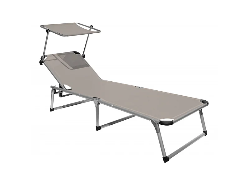 Set Di 4 Brandine C/Tettuccio Alu E Text Tortora Moia