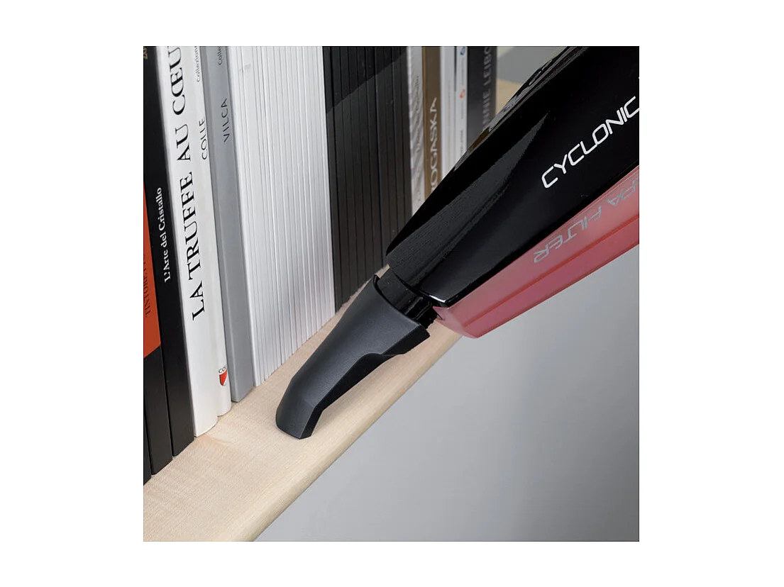 Scopa elettrica 2 in 1 Aspirapolvere e aspirabriciole, 0,8L - tecnologia ciclonica senza sacco, filtro HEPA - Con filo