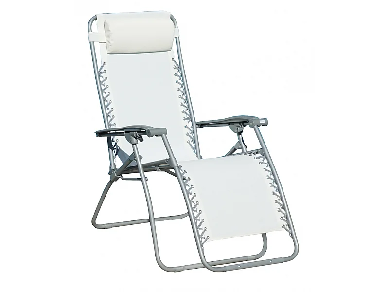 Set Di 2 Poltrone Versilia Ferro Grigio/Text Ecru' Moia