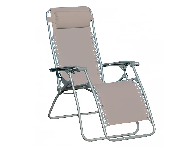 Set Di 2 Poltrone Versilia Ferro Grigio/Text Tortora Moia