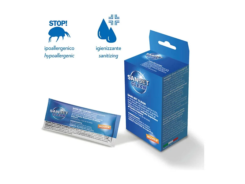 Soluzione Igienizzante per Sani-Jet - 10 Bustine da 7gr