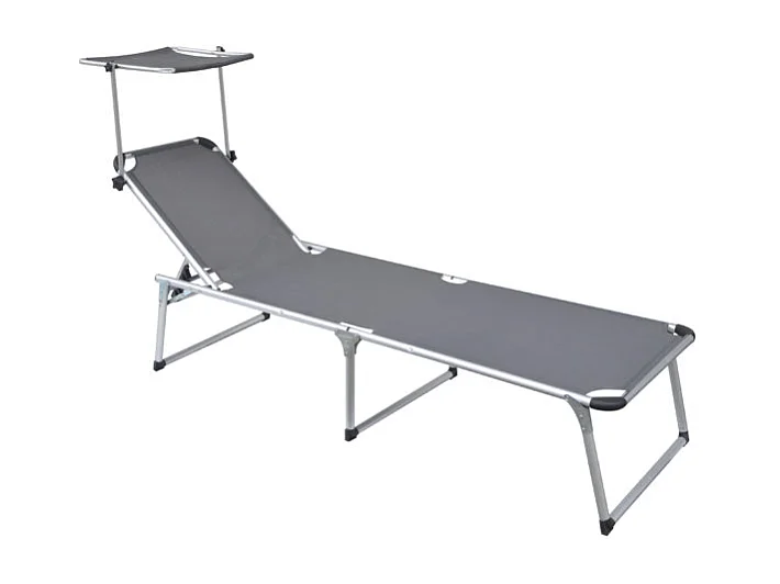 Set Di 2 Brandine C/Tettuccio Alta Alu E Text Grigio Moia