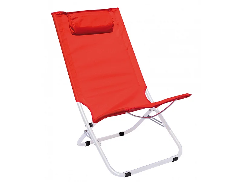 Set di 8 Spiaggina in Ferro Bianco/Poli Tinta unita Moia