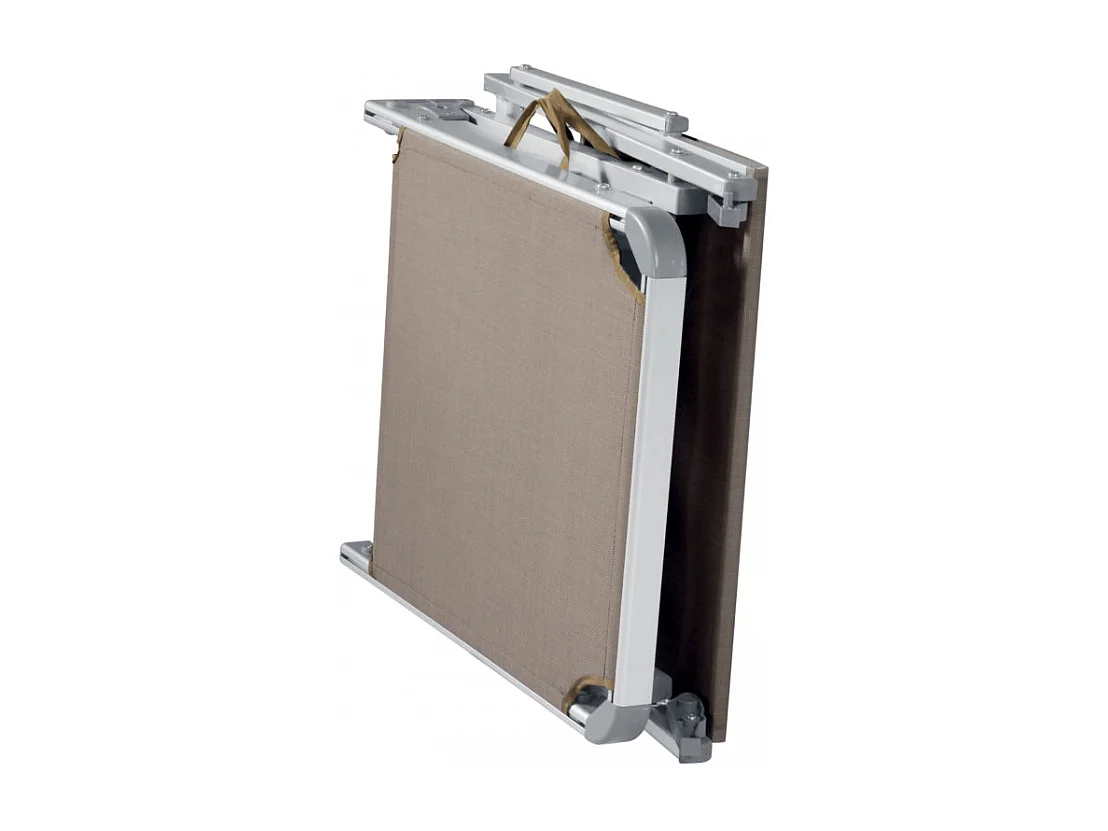 Set Di 2 Lettini Mare Pieghevole C/Tett Alu 1,1/Text 750 Tortora Moia