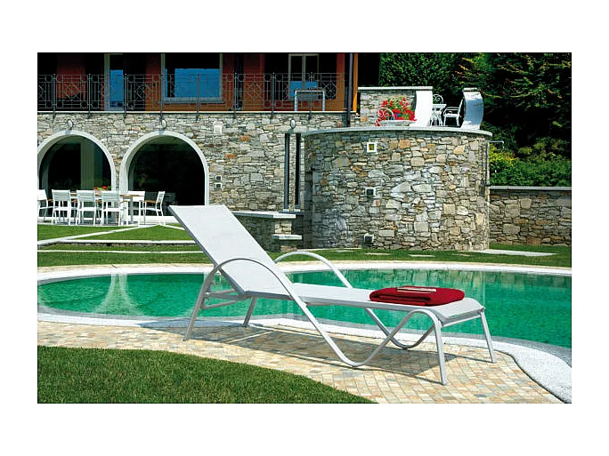 Lettino Arrecife MOIA in alluminio