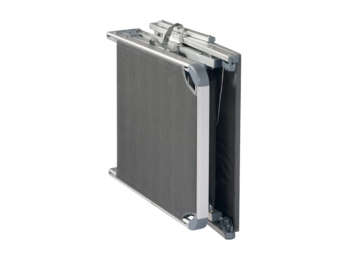 Set Di 2 Lettini Mare Pieghevole C/Tett Alu 1,1/Text 750 Grigio Moia