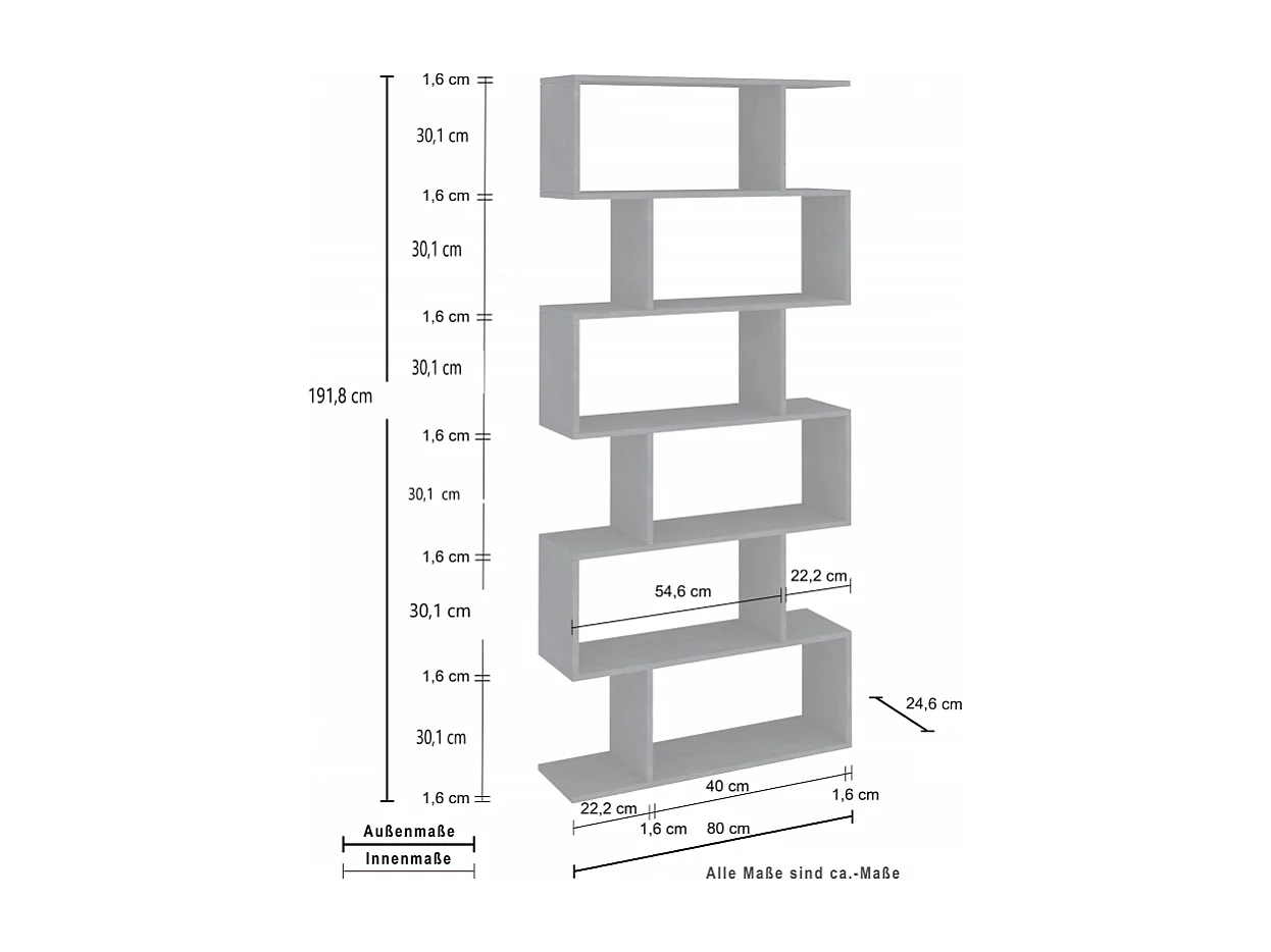 Libreria Calli – 84x192x24 – Report