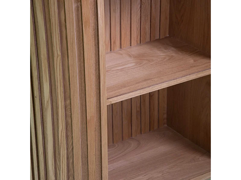 Mobile libreria legno Prana 3 ripiani cm 80x35h130