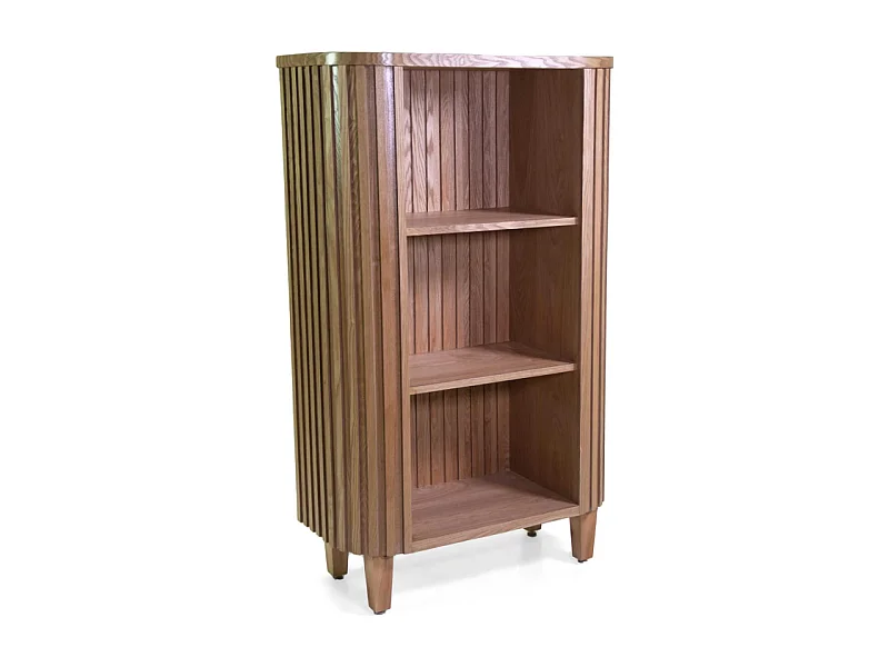 Mobile libreria legno Prana 3 ripiani cm 80x35h130