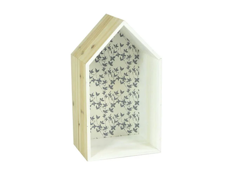 Mensola legno lucia casetta cm 20x35x15