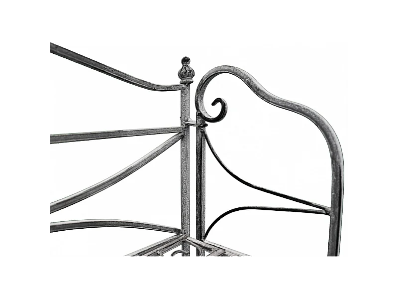 SCAFFALE NOELLE 4 PIANI BIANCO OSSIDATO