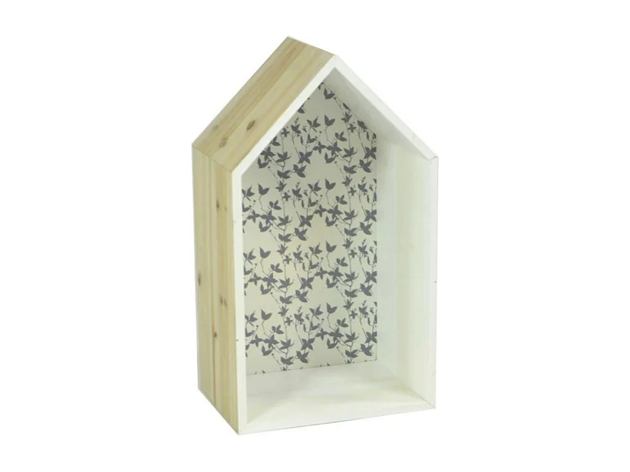 Mensola legno lucia casetta cm25x37x15