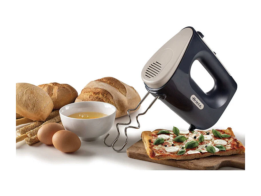 Sbattitore 450W - 5 velocità - Funzione turbo - 2 fruste - Dark & Sahara Grey
