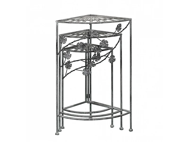 ÉTAGÈRE scaffale DOMINIQUE BIANCO OSSIDATO