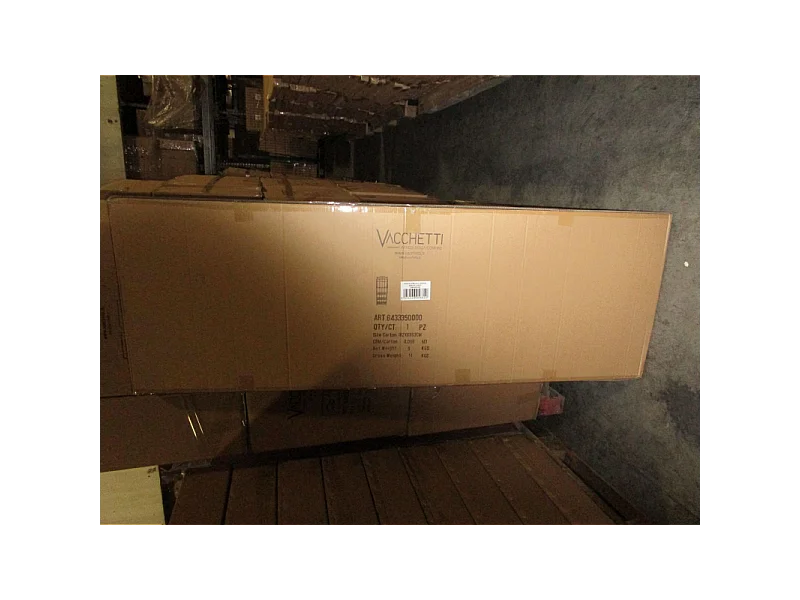 Scaffale metallo jessica nero 5p largo cm 60x28h180