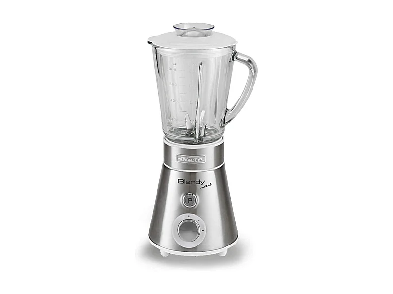 Frullatore - Lame in Acciaio Inox - Tazza in vetro 800ml - 2 velocità + Pulse - 300W - Argento